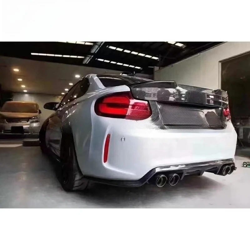 MP Style Carbon Fiber F87 Trunk Lid for  F87 M2 M2 Competition Coupe 2-Door 2016-2020 Replacement Mounted Rear Trunk Lid